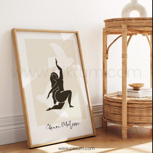 Modern Minimalist Matisse Style Printable Wall Art