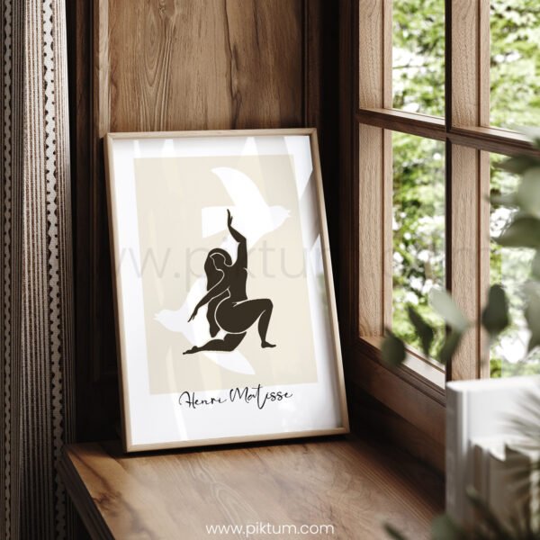 Modern Minimalist Matisse Style Printable Wall Art