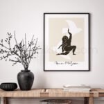 Modern Minimalist Matisse Style Printable Wall Art
