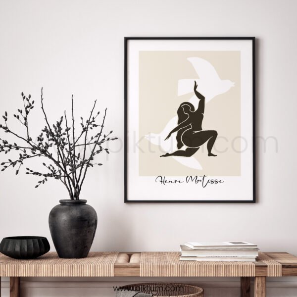 Modern Minimalist Matisse Style Printable Wall Art