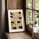 Modern Botanical Printable Wall Art for Home Decor