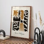 Abstract Printable Wall Art - Matisse Inspired Design