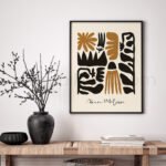 Abstract Printable Wall Art - Matisse Inspired Design