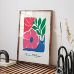 Modern Abstract Flower Art by Henri Matisse - Digital Download