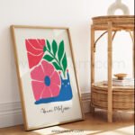 Modern Abstract Flower Art by Henri Matisse - Digital Download