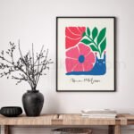 Modern Abstract Flower Art by Henri Matisse - Digital Download