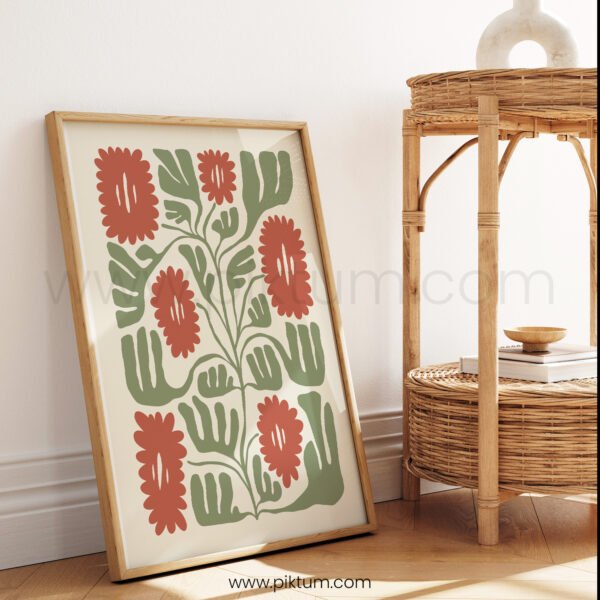 Floral Abstract Printable Wall Art for Home Decor