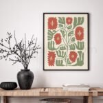 Floral Abstract Printable Wall Art for Home Decor