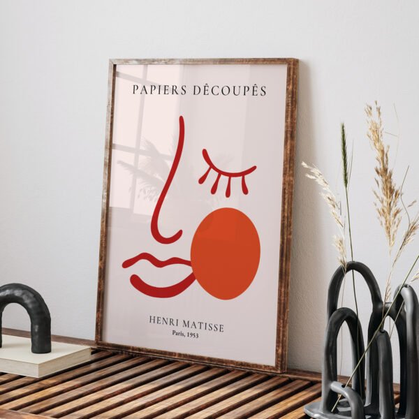 Modern Minimalist Printable Wall Art – Henri Matisse Inspired