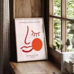 Modern Minimalist Printable Wall Art – Henri Matisse Inspired