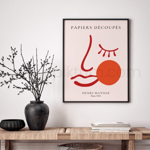 Modern Minimalist Printable Wall Art – Henri Matisse Inspired