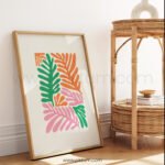 Tropical Abstract Leafy Printable Wall Art
