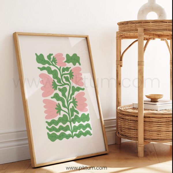 Floral Modern Illustrative Printable Wall Art