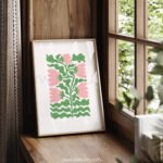 Floral Modern Illustrative Printable Wall Art