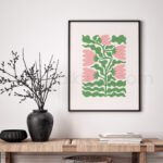 Floral Modern Illustrative Printable Wall Art