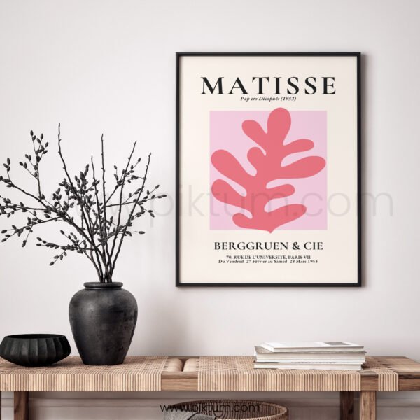 Modern Abstract Matisse Inspired Printable Wall Art