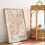 Abstract Printable Wall Art Matisse Style Peach Tone