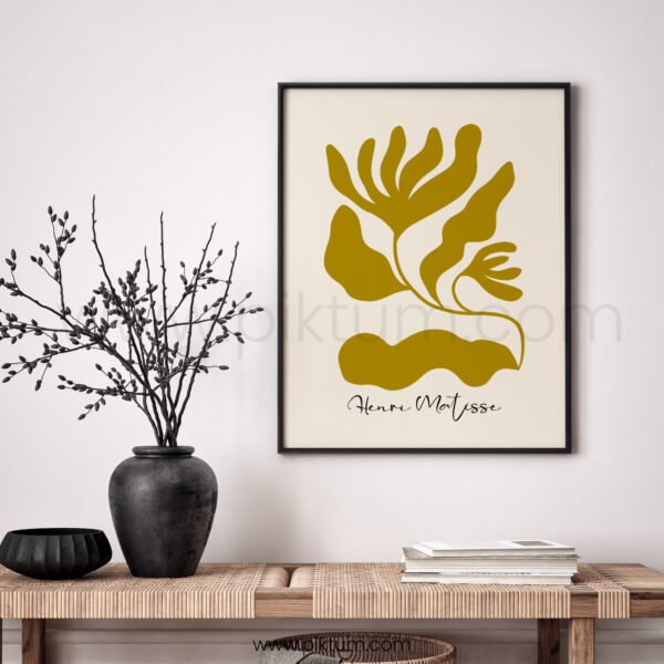 Abstract Gold Leaf Printable Wall Art - Minimalist Decor