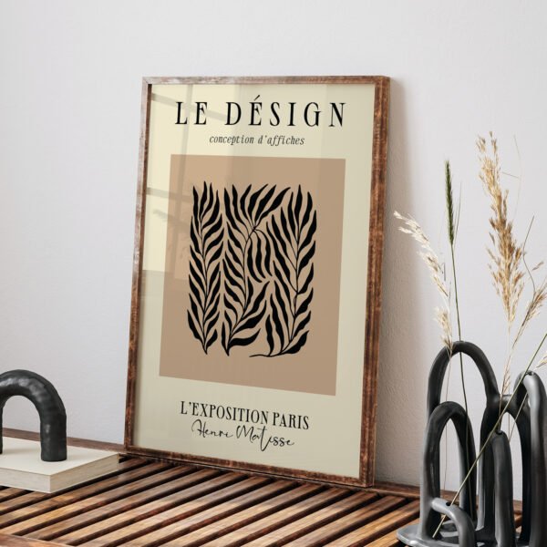 Minimalist Plant Design Wall Art - Printable Poster