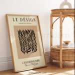 Minimalist Plant Design Wall Art - Printable Poster
