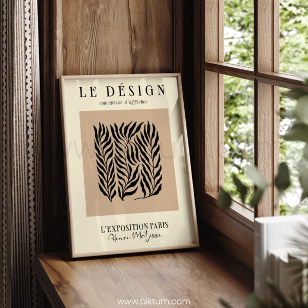 Minimalist Plant Design Wall Art - Printable Poster