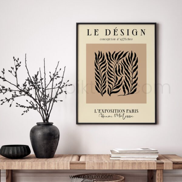 Minimalist Plant Design Wall Art - Printable Poster