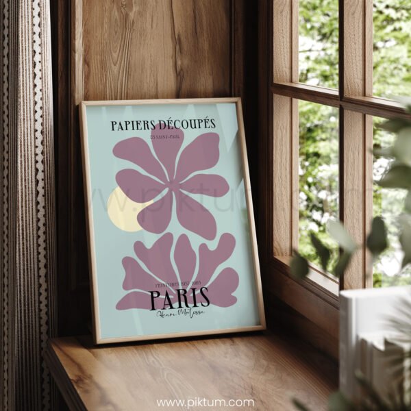 Abstract Printable Wall Art - Modern Floral Decor