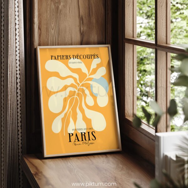 Modern Abstract Printable Wall Art - Henri Matisse Inspired