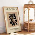 Abstract Black Beige Printable Wall Art - Perfect for Home Decor