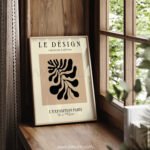 Abstract Black Beige Printable Wall Art - Perfect for Home Decor