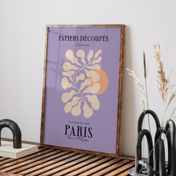 Modern Minimalist Printable Wall Art - Matisse Inspired