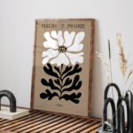 Modern Floral Printable Wall Art - Fleurs de Prairie Cut-Out Style