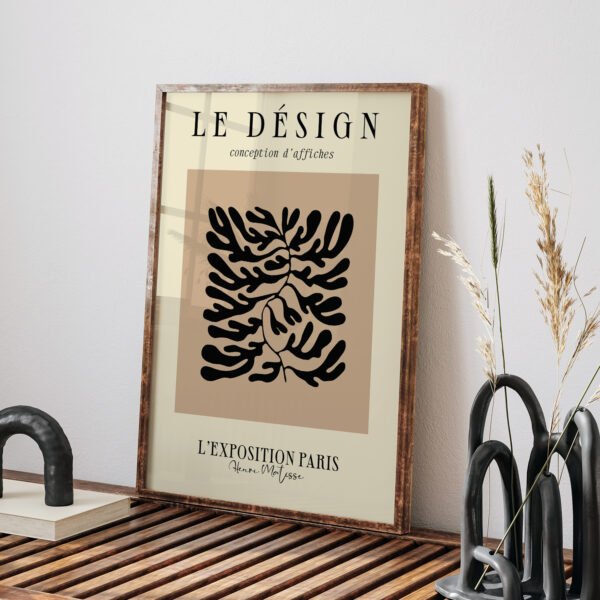 Abstract Modern Printable Wall Art - Paris Exposition Design