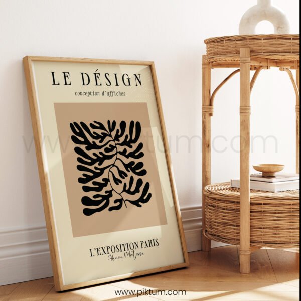 Abstract Modern Printable Wall Art - Paris Exposition Design