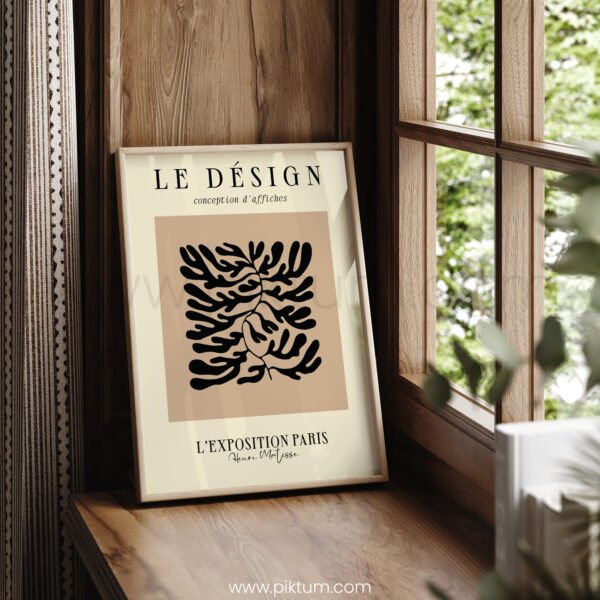 Abstract Modern Printable Wall Art - Paris Exposition Design