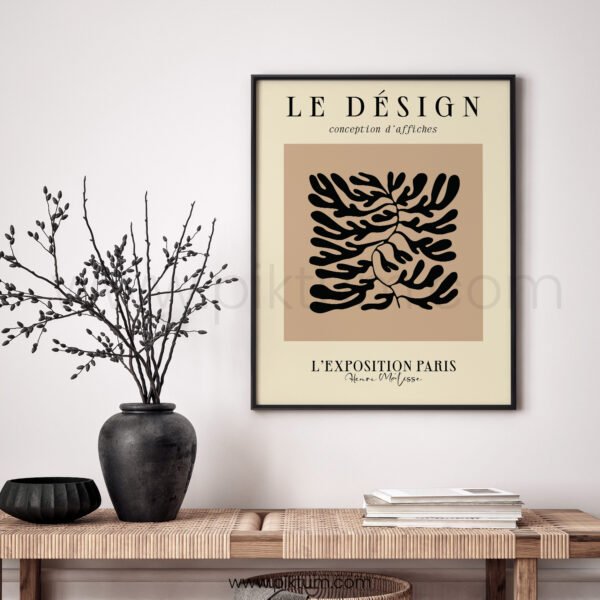 Abstract Modern Printable Wall Art - Paris Exposition Design