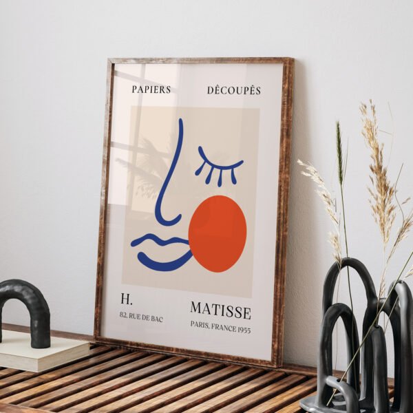 Minimalist Abstract Face Printable Wall Art