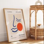 Minimalist Abstract Face Printable Wall Art