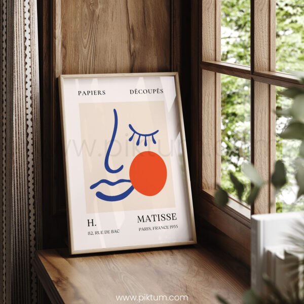 Minimalist Abstract Face Printable Wall Art