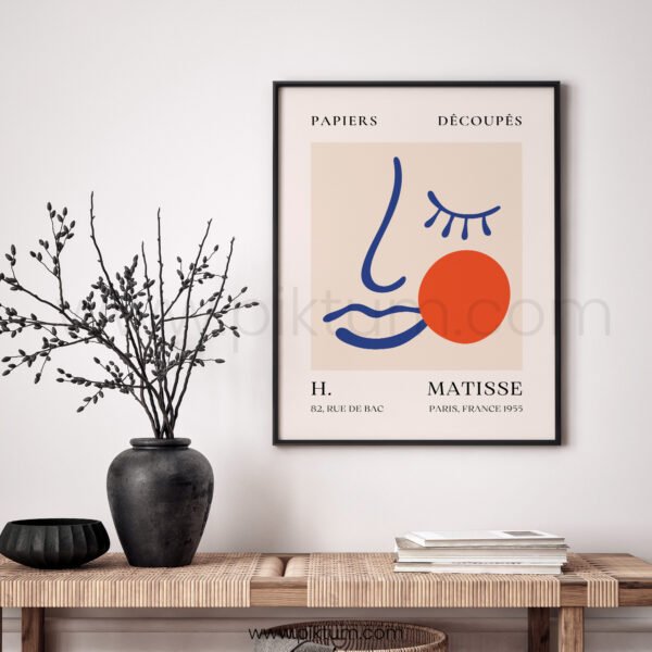 Minimalist Abstract Face Printable Wall Art