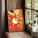 Vibrant Modern Printable Wall Art for Kitchen Decor