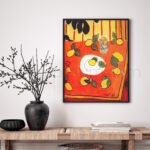 Vibrant Modern Printable Wall Art for Kitchen Decor