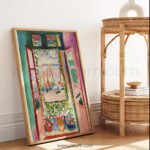 Vibrant Fauvist Wall Art Print for Living Room Decor