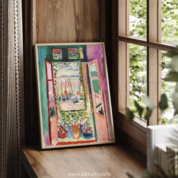 Vibrant Fauvist Wall Art Print for Living Room Decor