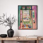 Vibrant Fauvist Wall Art Print for Living Room Decor