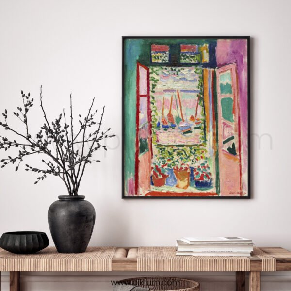 Vibrant Fauvist Wall Art Print for Living Room Decor