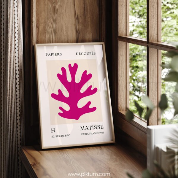 Modern Abstract Printable Wall Art - Papiers Découpés Style