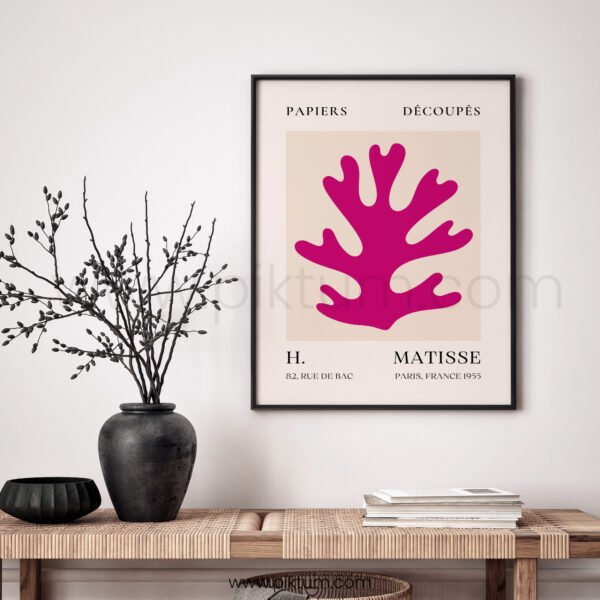 Modern Abstract Printable Wall Art - Papiers Découpés Style