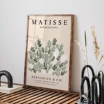 Modern Matisse Inspired Abstract Printable Wall Art