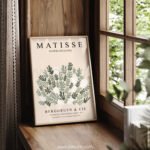 Modern Matisse Inspired Abstract Printable Wall Art